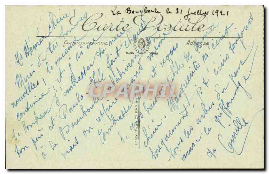 La Bourboule — La Roche Vendeix — LL — Reverso