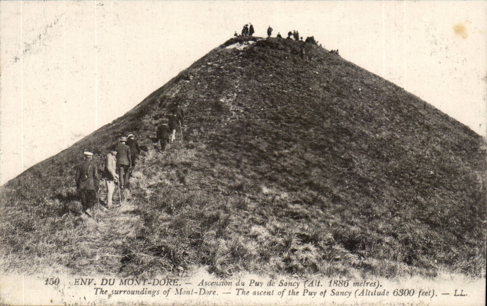 Environs du Mont Dore CPA Ascension du Puy de Sancy 