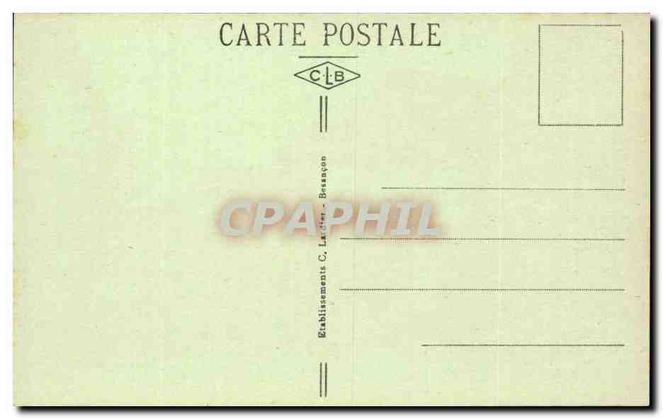 Mouchard (Jura) — Via della Stazione — Edit. Mitaine a Dole, n° 18516 — Verso