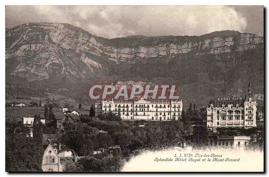 Aix les Bains cPA Splendide Hotel et le Mont Revard