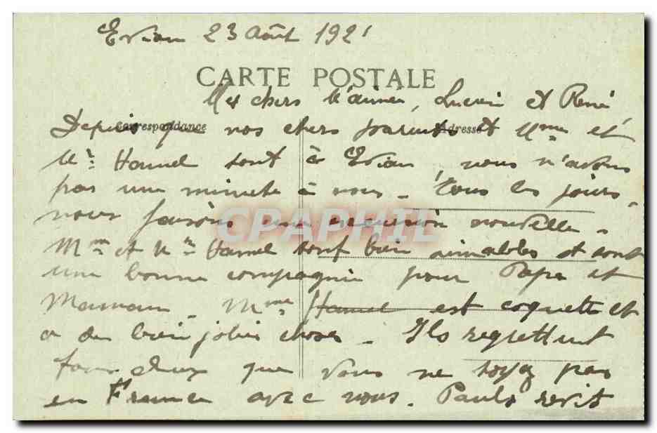Reims dans les ruines apres la retraite des allemands CPA Place St Timothee — Rückseite