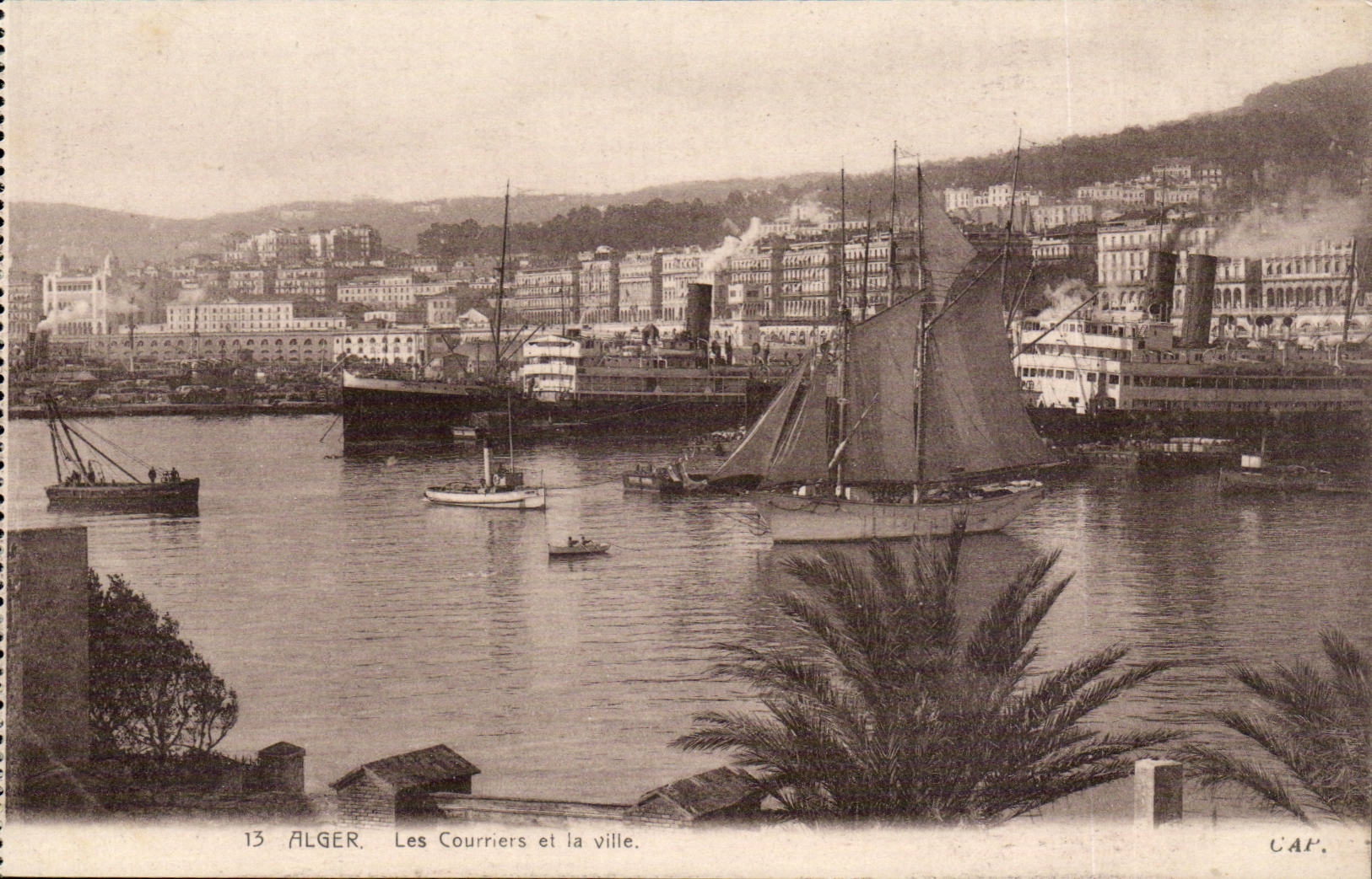 Alger — Les Courriers et la ville — CAP.