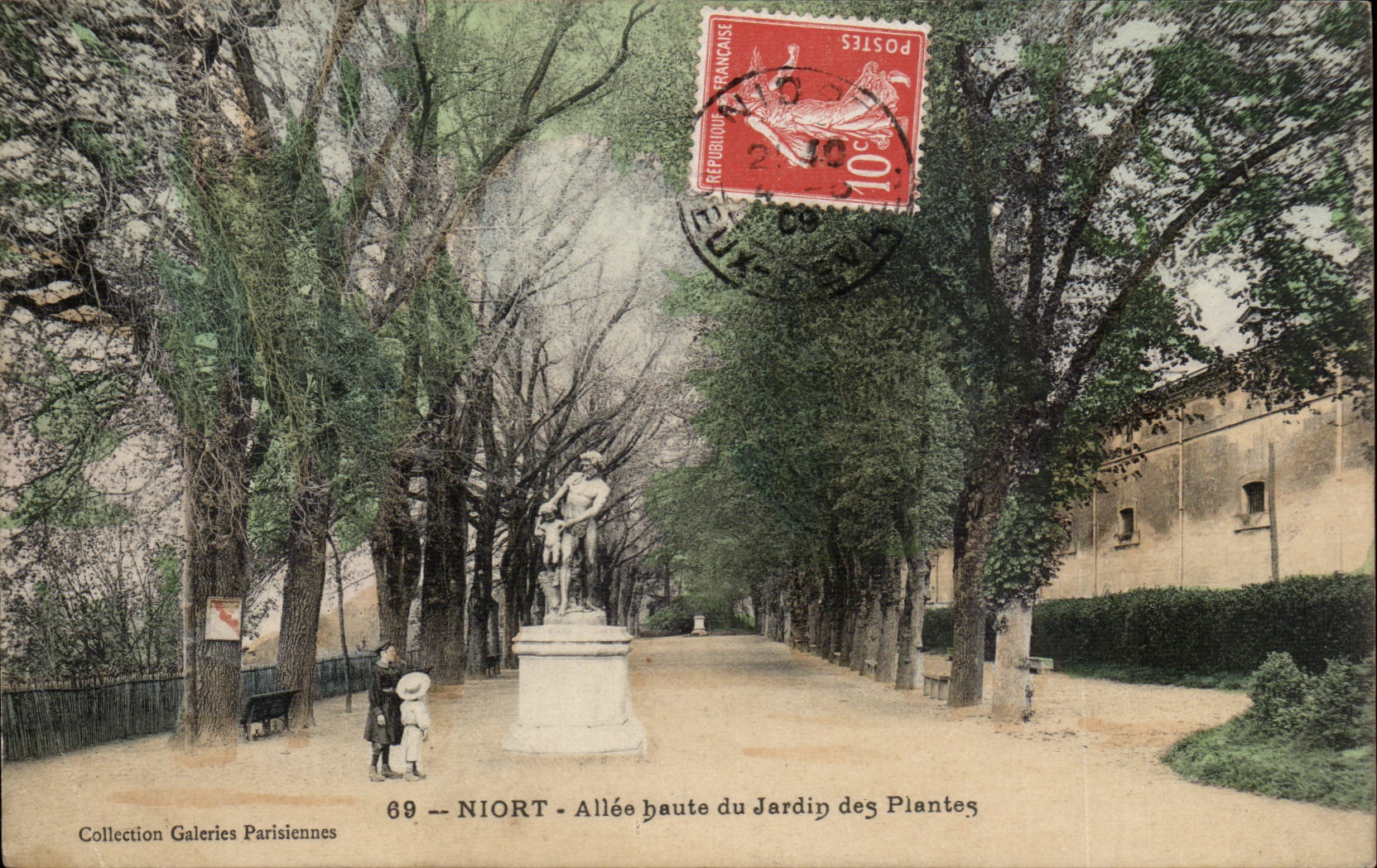 Niort CPA Allee haute du jardin des plantes