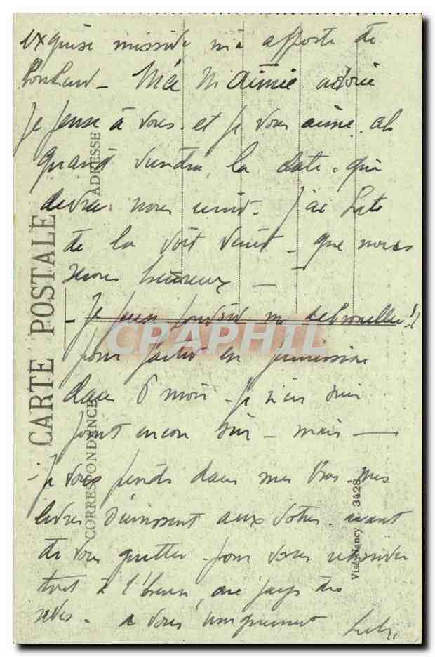 Reims dans ses années de bombardements 1914-1917 — La Cathédrale incendiée par les Allemands, le 19 Septembre 1914 — G. Dubloir, Reims — Rückseite