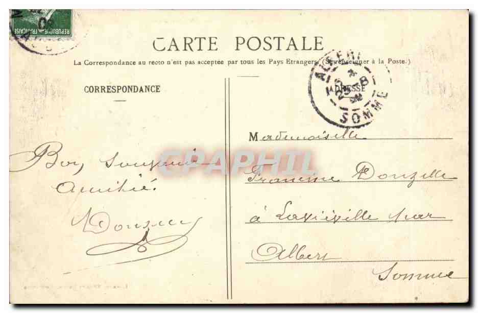 CPA La vie au camp Un coin du campement Militaria — Rückseite