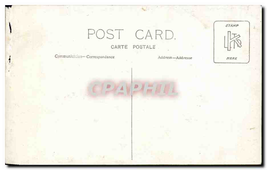 CARTE PHOTO Famille — Verso