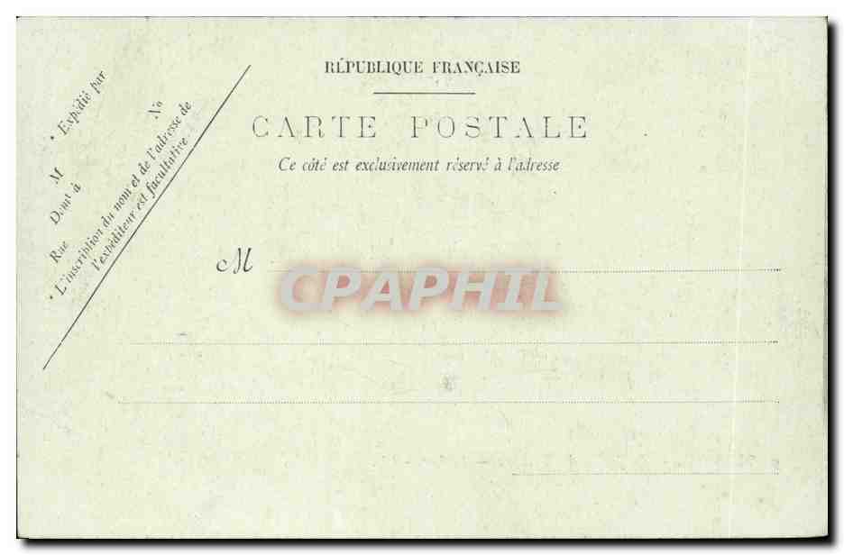 Nantes CPA Le jardin des plantes — Rückseite