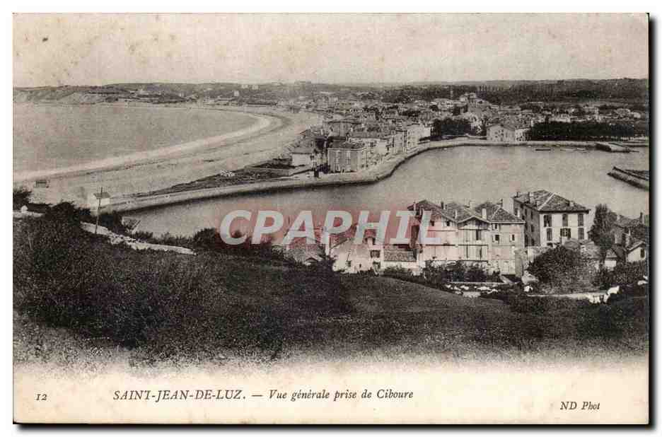 Saint-Jean-de-Luz — Allgemeiner Blick von Ciboure — ND Phot