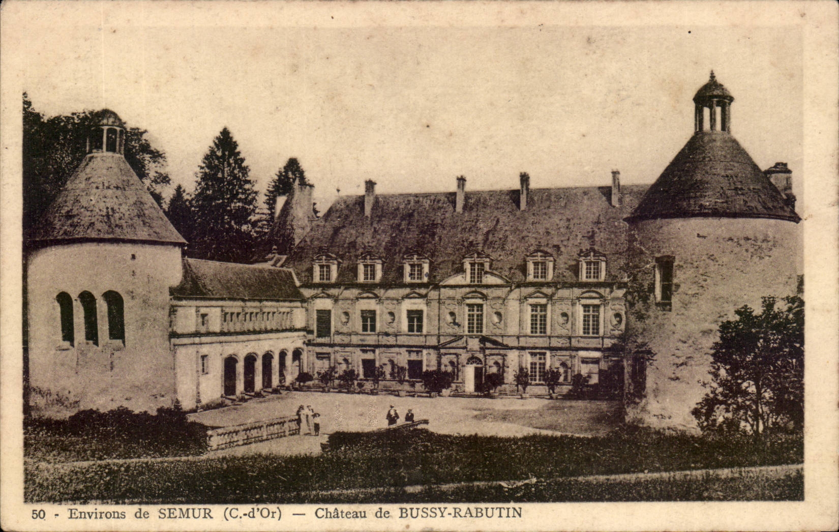 environs de SEmur CPA Chateau de Bussy Rabutin