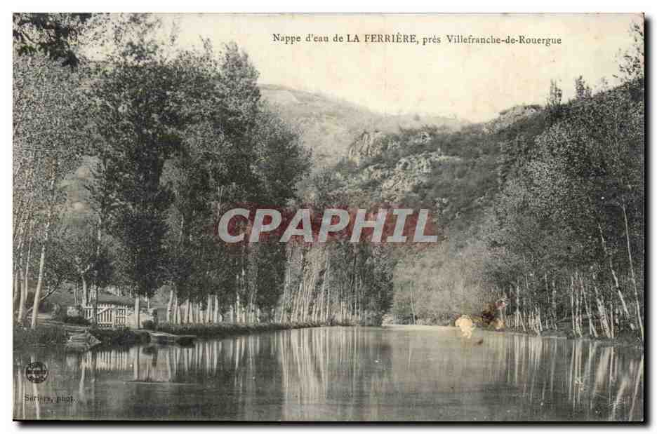 Nappe d'eau de LA FERRIÈRE, près Villefranche-de-Rouergue — Série 13, phot.