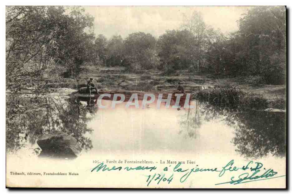 Fontainebleau - La Mare aux Fees - CPA 