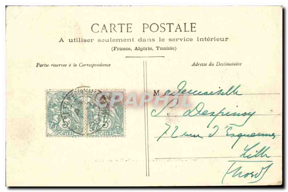 Fontainebleau - La Mare aux Fees - CPA  — Rückseite