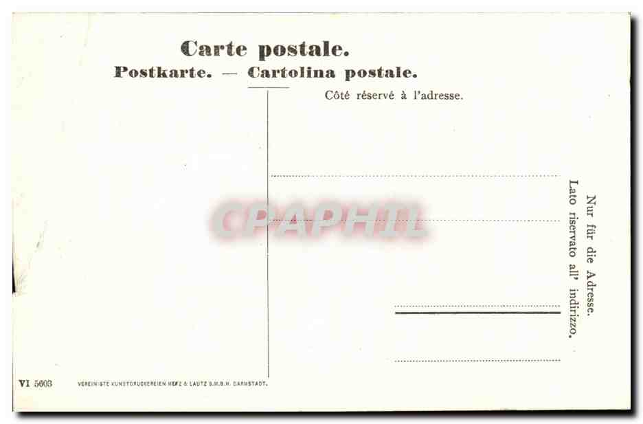 Suisse - Schweiz - Geneve - Au Crepuscule - pli - CPA  — Rückseite