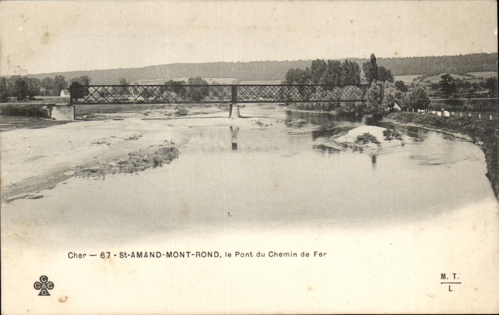Saint Amand Mont Rond - Le Pont du Chemin de Fer - Bridge - CPA 