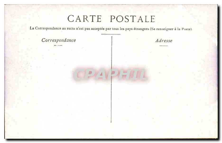 Paris 6 - Le Senat et le Jardin du Luxembourg - CPA  — Verso