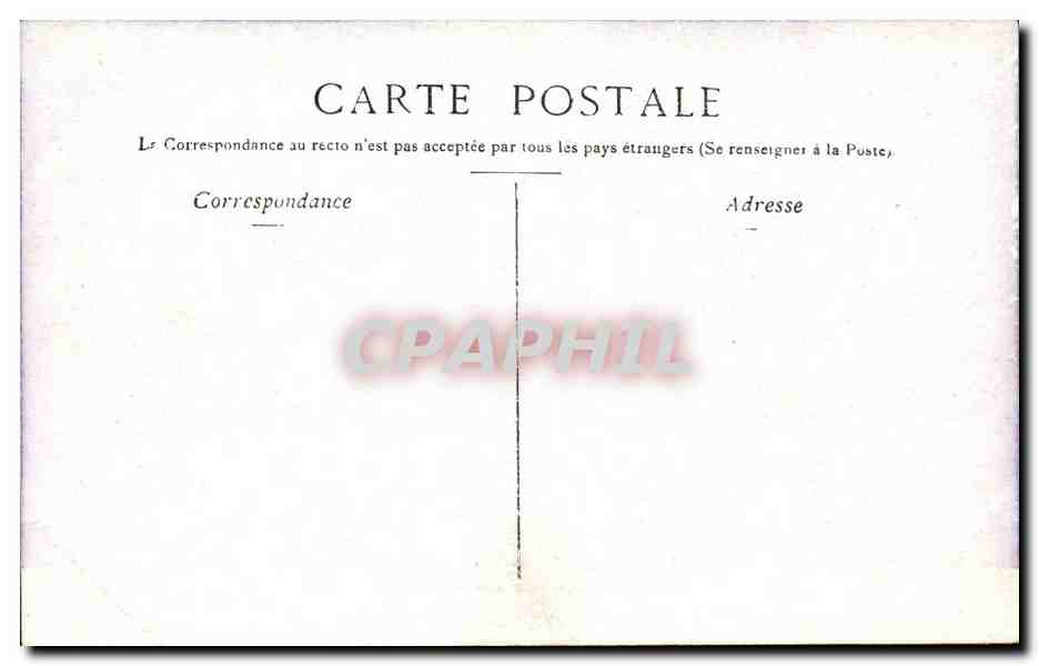 Paris 8 - La Grille du Parc Monceau - CPA  — Verso