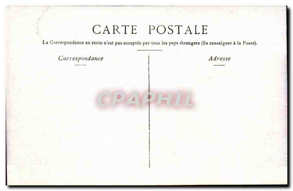 Paris - Le Pont des Arts et l'Institut - CPA  — Rückseite