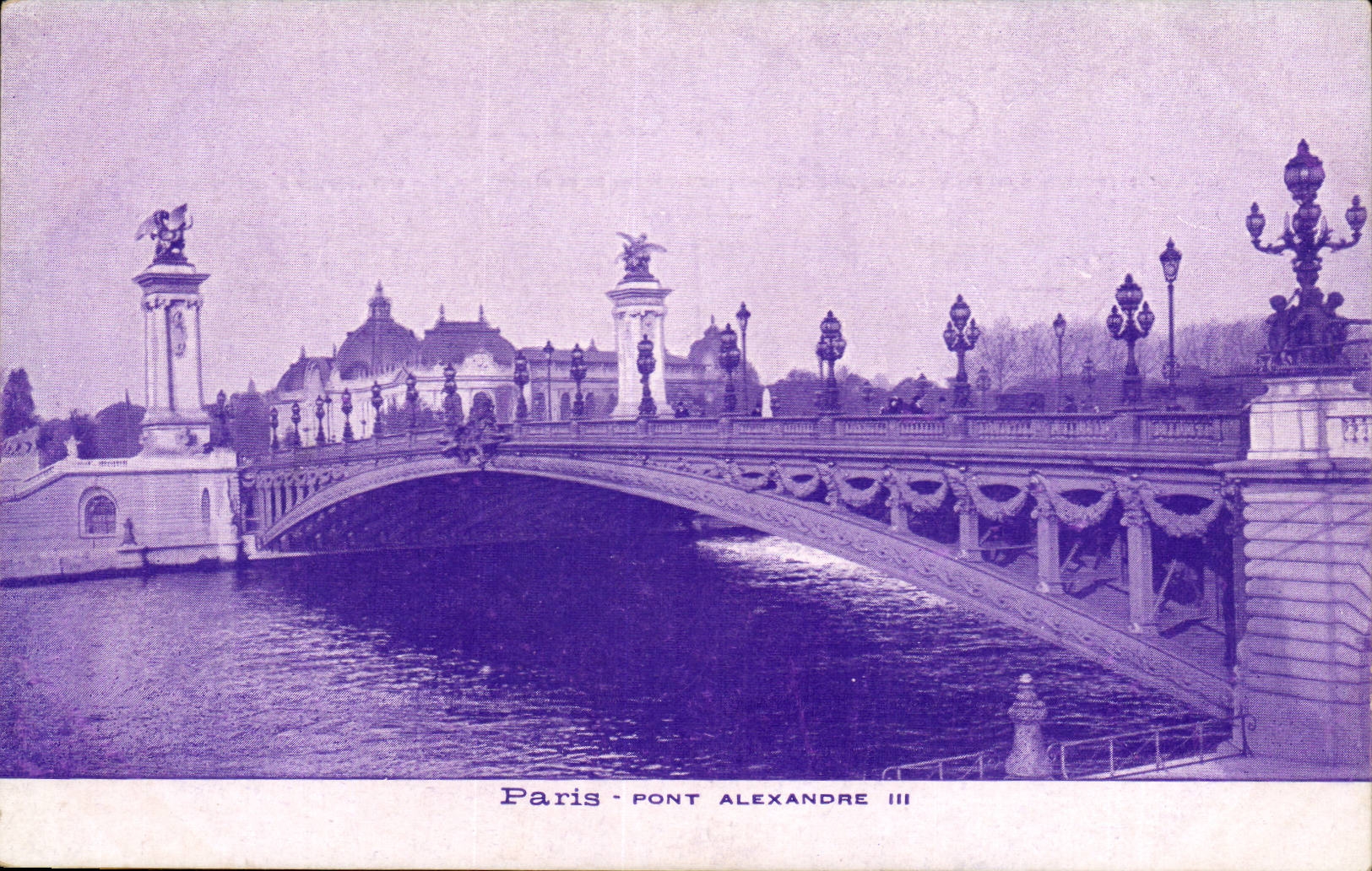 Paris - Pont Alexandre III - CPA 
