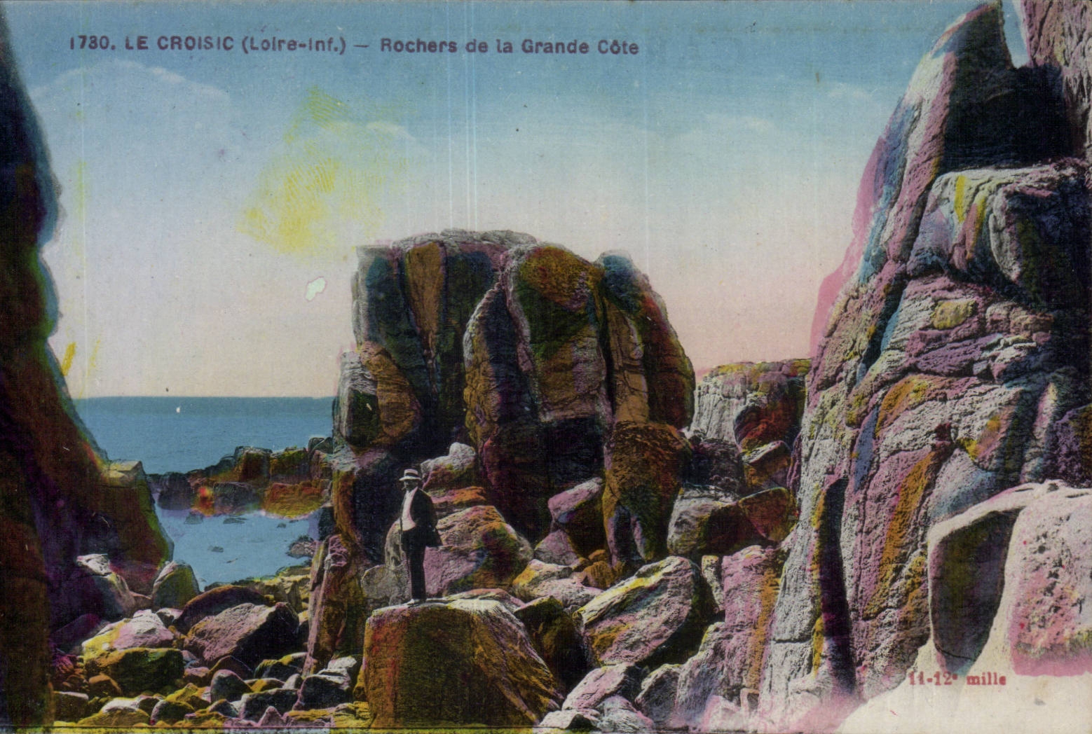 Le Croisic - Rochers de la Grande Cote - CPA 