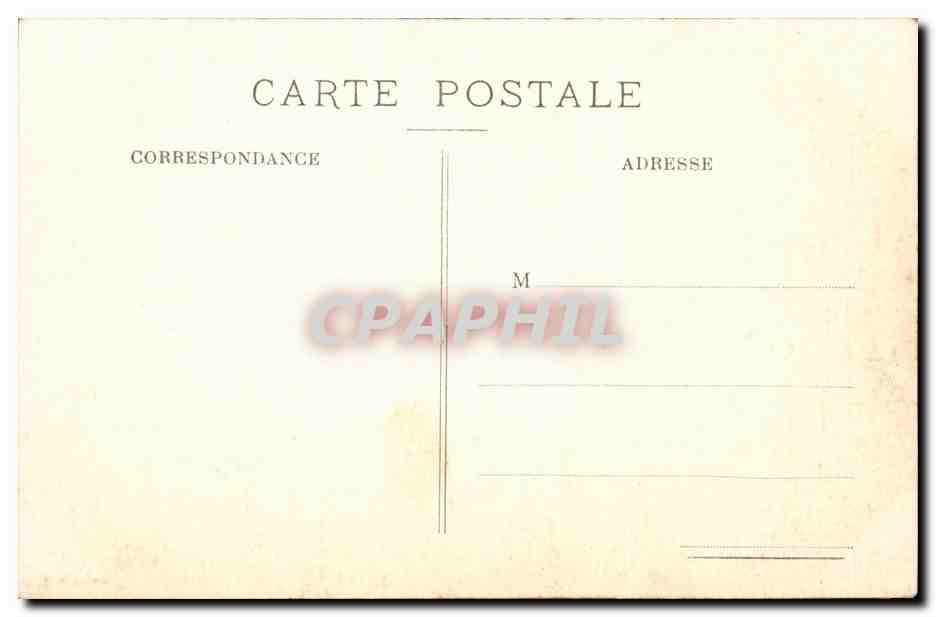 Aire sur L ' Adour - Vue Generale du Mas et Place Commerce - CPA  — Rückseite