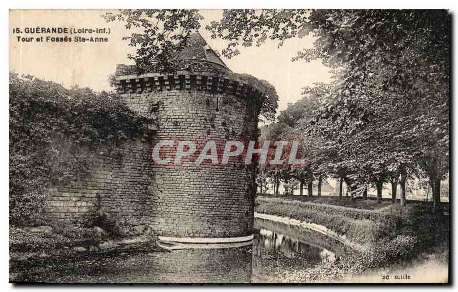 Guerande - Tour et Fosses Ste Anne - CPA 