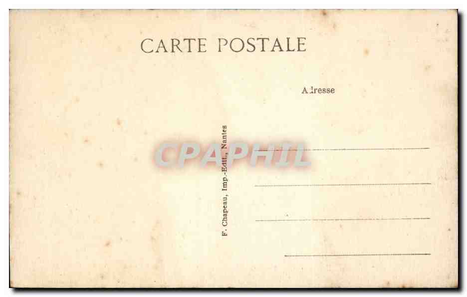 Guerande - Tour et Fosses Ste Anne - CPA  — Rückseite