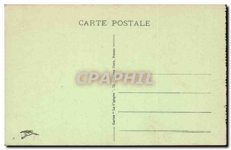 Rouen - Le Quai de Paris et la Cote Ste Catherine - CPA  — Rückseite
