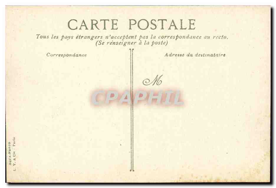 Nancy - Hemicycle de la Carriere Palais du Gouvernement - CPA  — Verso