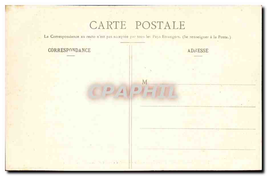 Nancy - Hemicycle de la carriere Palais du Gouvernement - CPA  — Verso