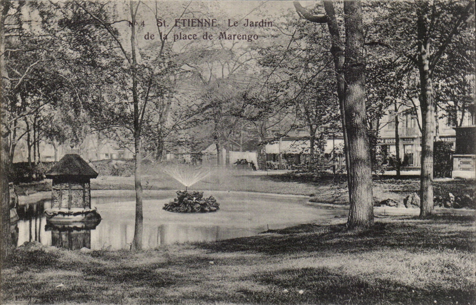 St. ETIENNE. Le Jardin de la place de Marengo — No 4 — éditeur non visible