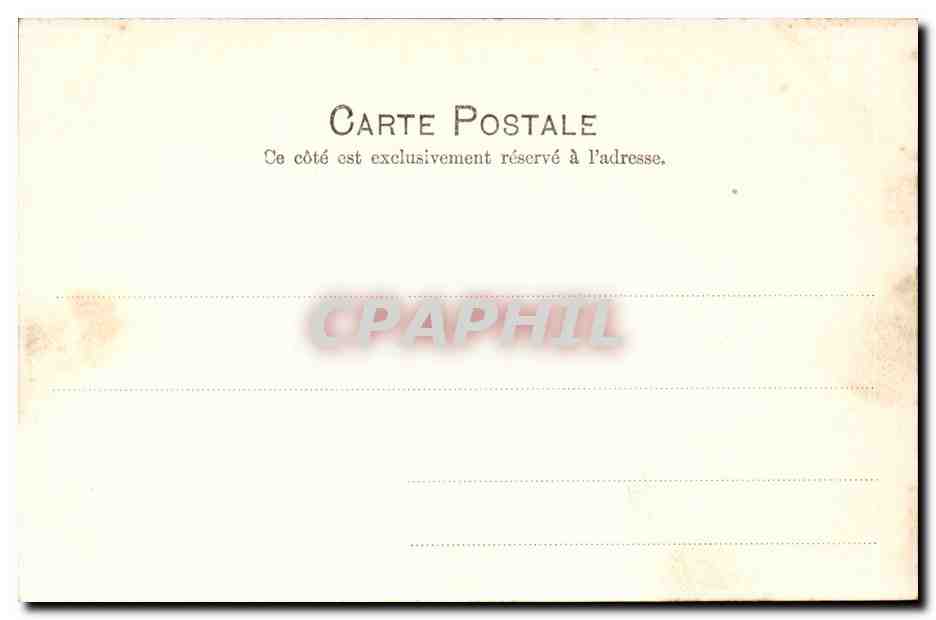 St. ETIENNE. Le Jardin de la place de Marengo — No 4 — éditeur non visible — Rückseite