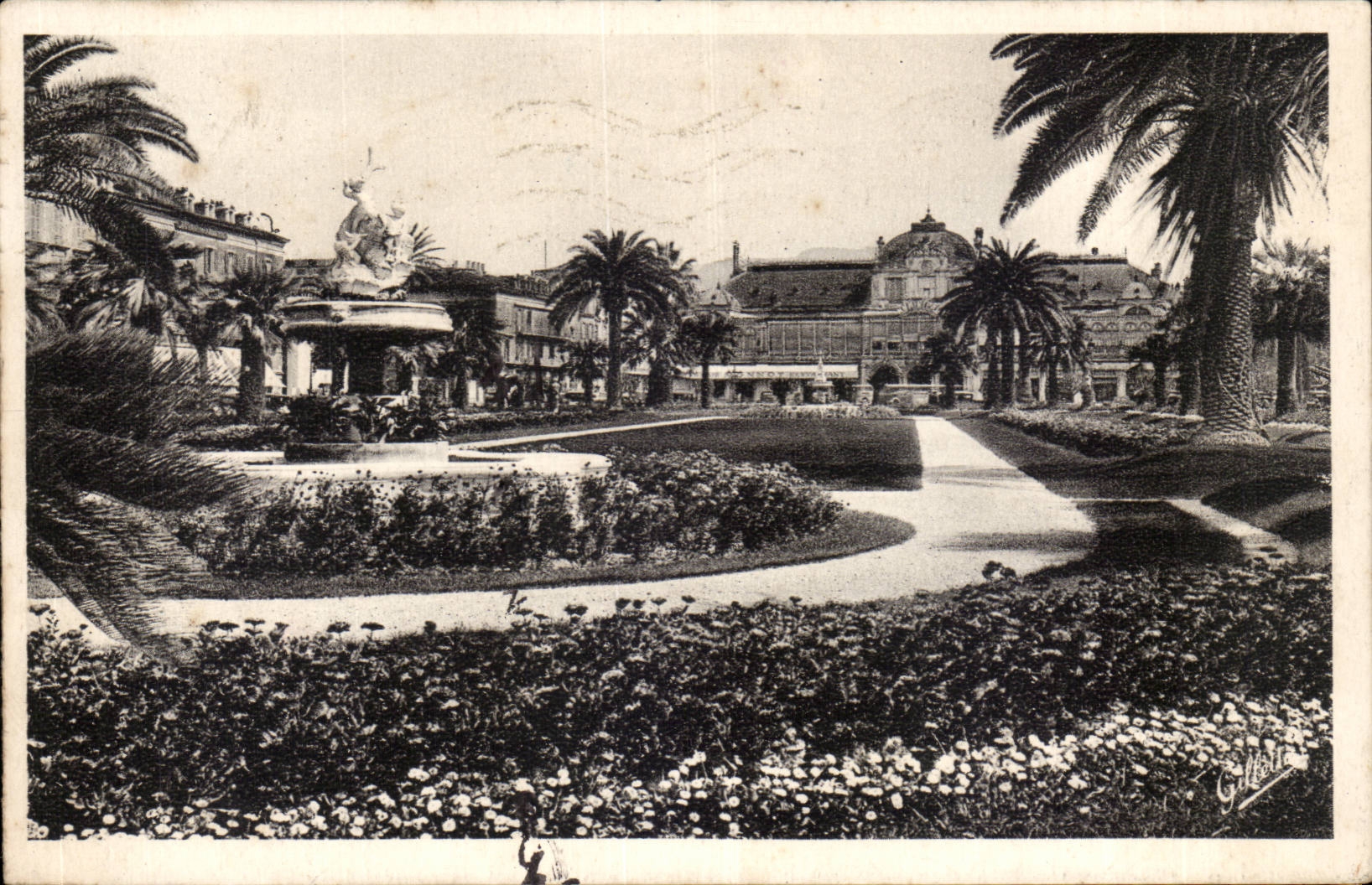 Nice - Les Jardins Albert I et le Casino CPA 