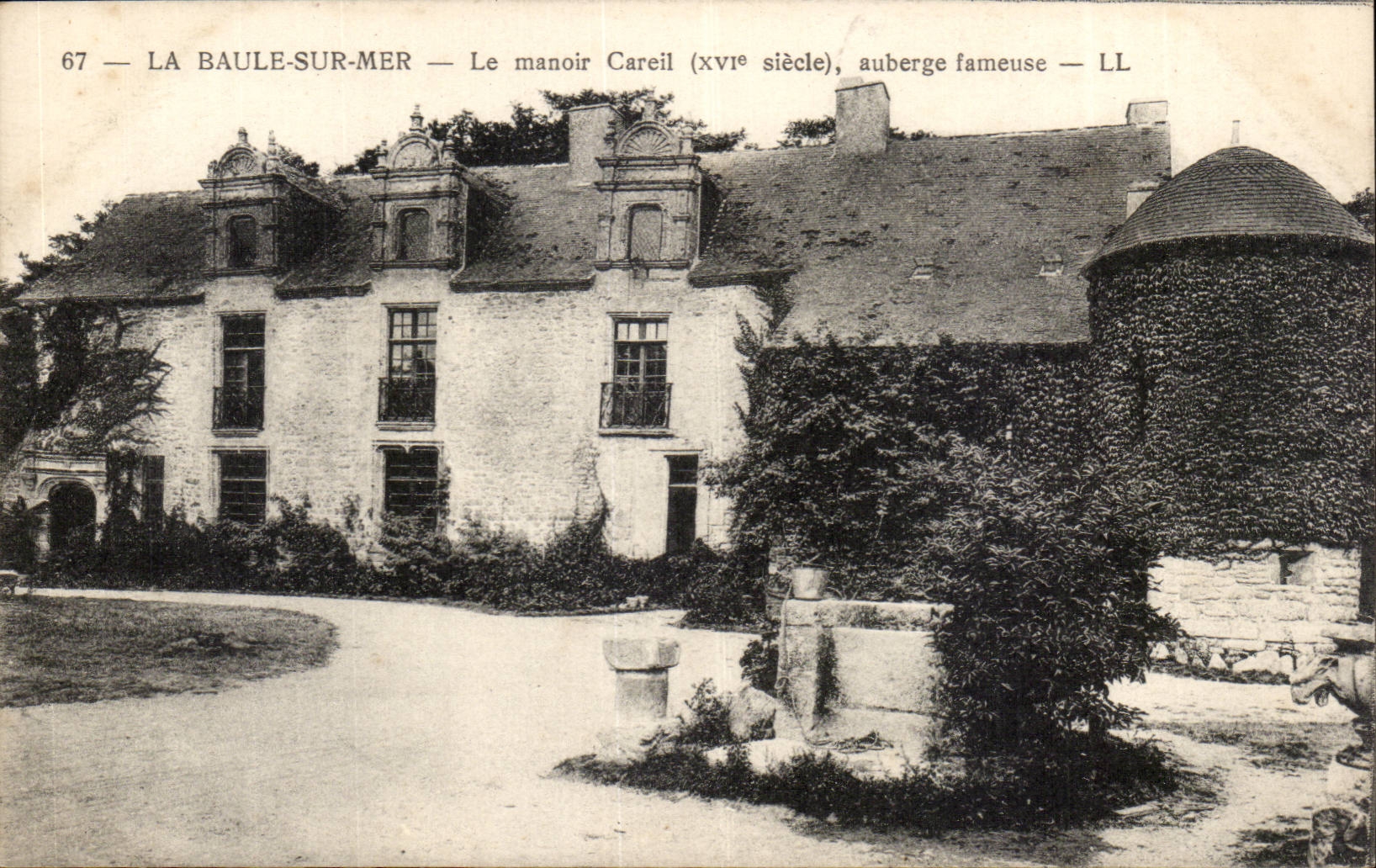 La Baule sur Mer - Le Manoir Careil - auberge fameuse CPA 