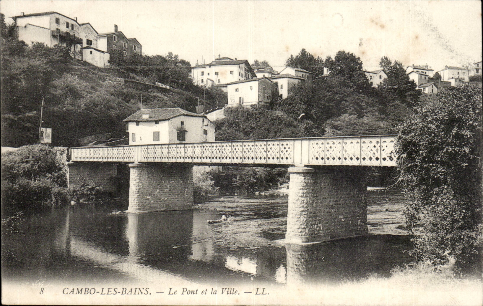 Cambo-les-Bains — Le Pont et la Ville — LL.