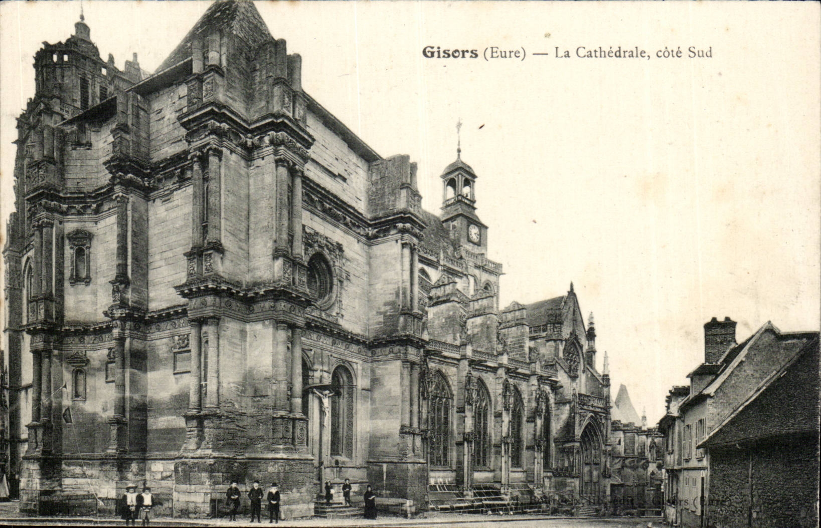 Gisors (Eure) — La Cathédrale, côté Sud
