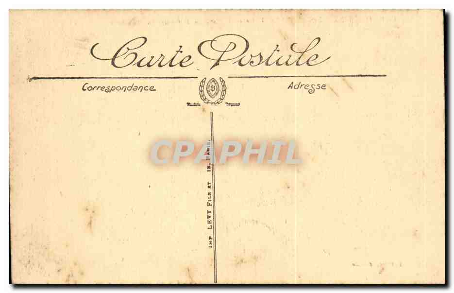 Ansicht von Aix-en-Provence — Valabre — Jagdhaus des Königs René — Tavelle, Verlag — Rückseite