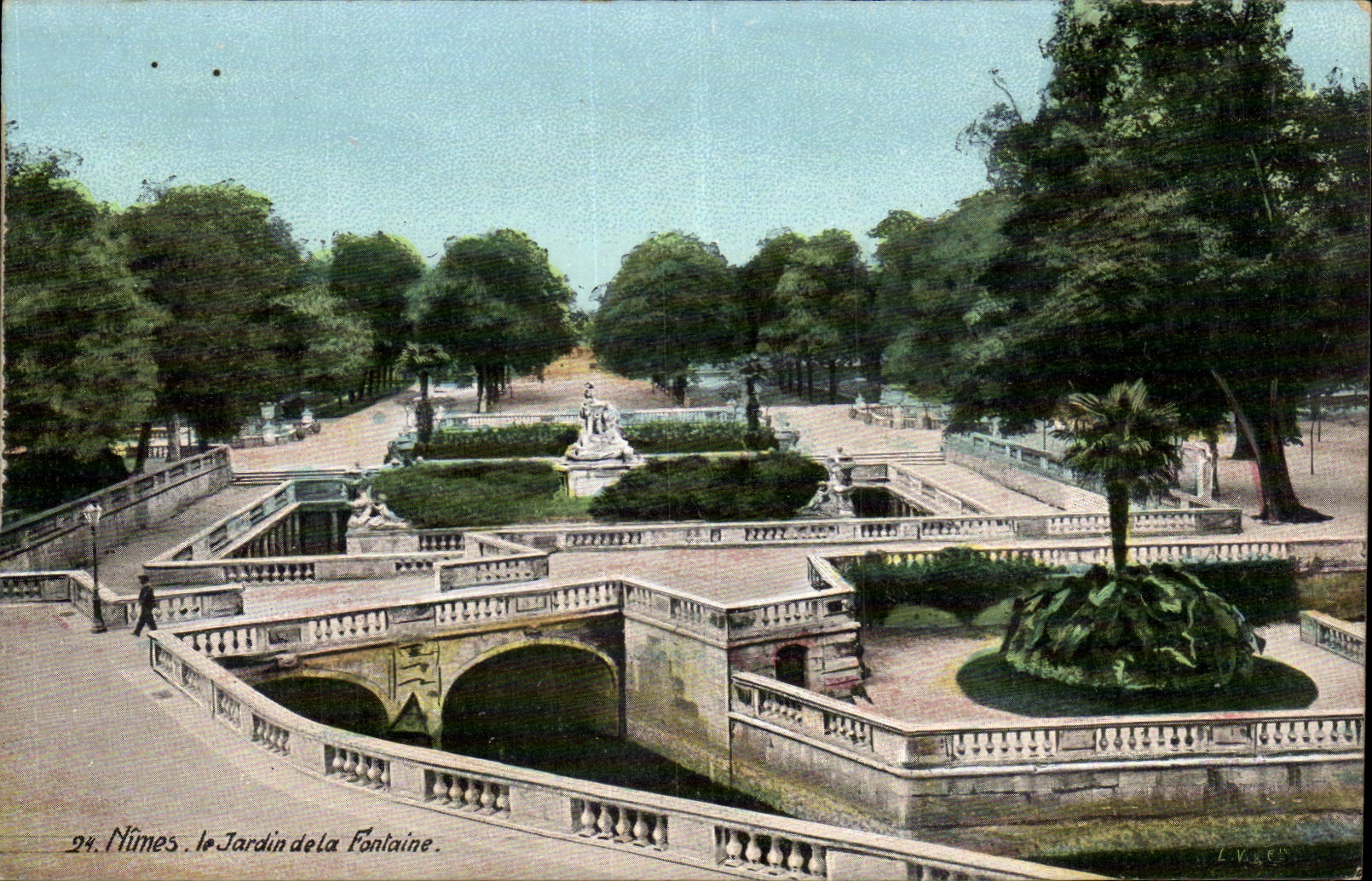Nîmes - le Jardin de la Fontaine — éditeur LUCES, n°24