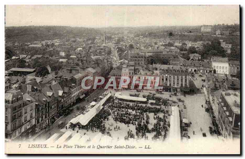 Lisieux — La Place Thiers et le Quartier Saint-Désir — LL.