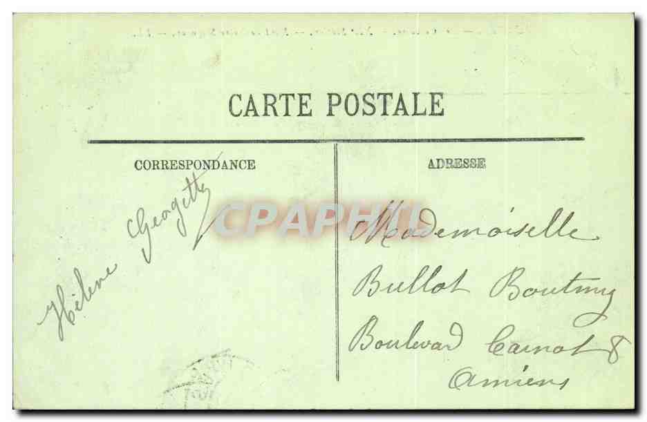 Lourdes CPA le calvaire 12eme station Mort de Notre SEogneur — Verso