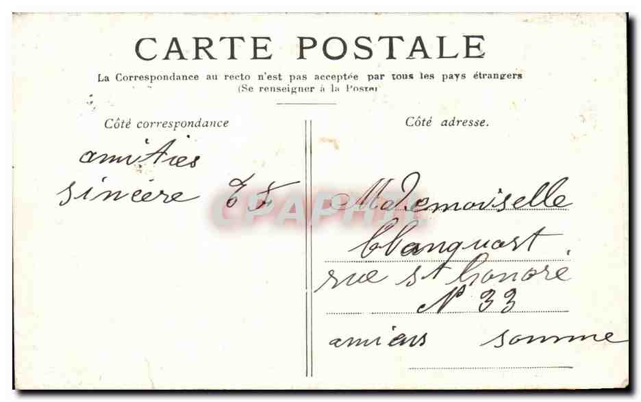 Lourdes CPA Le calvaire breton — Verso