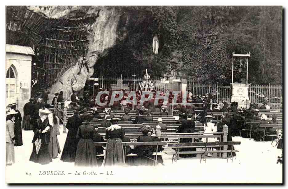 Lourdes CPA La grotte 