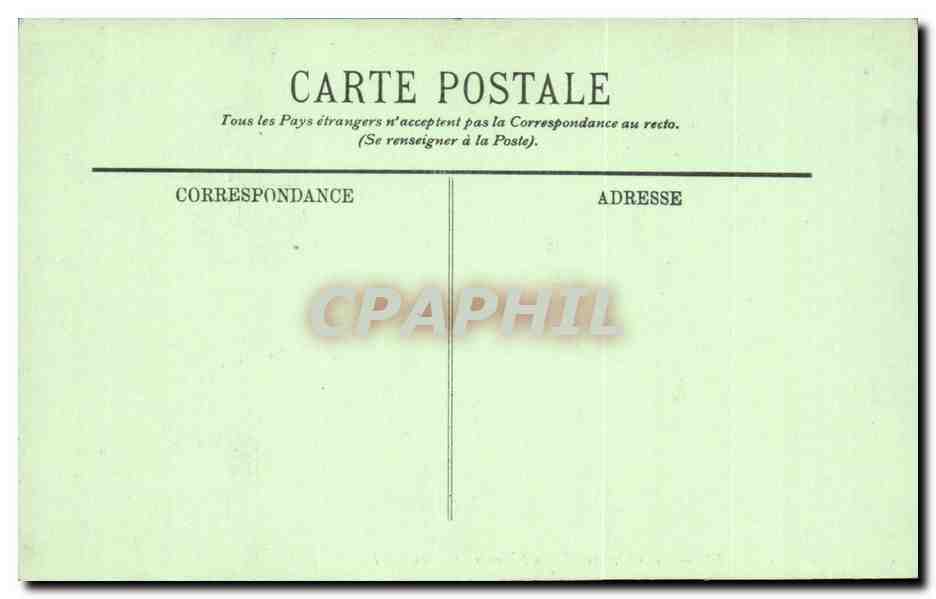 Lourdes CPA Le calvaire La premiere station — Verso