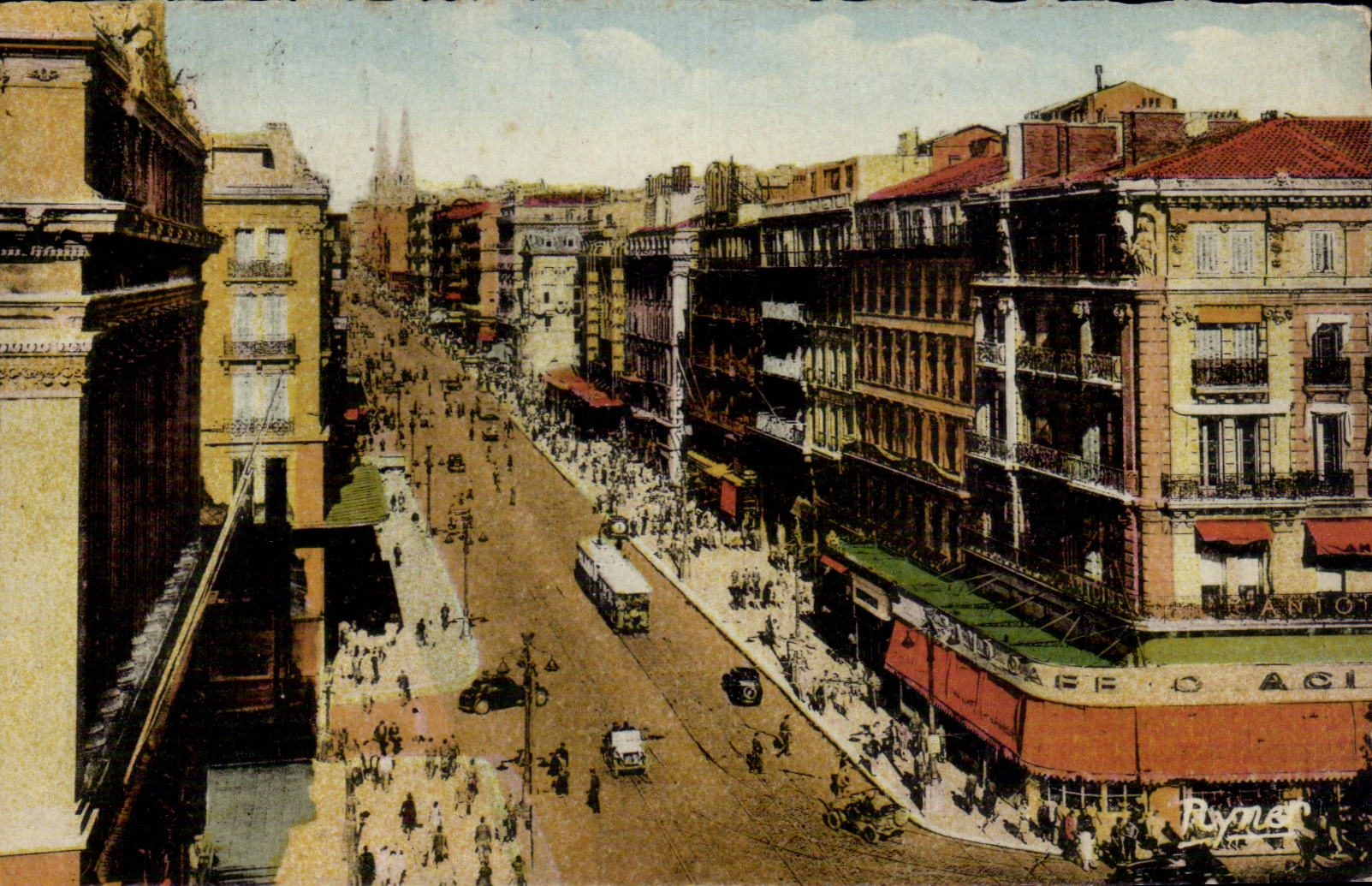 Marseille CPA La CAnnebiere