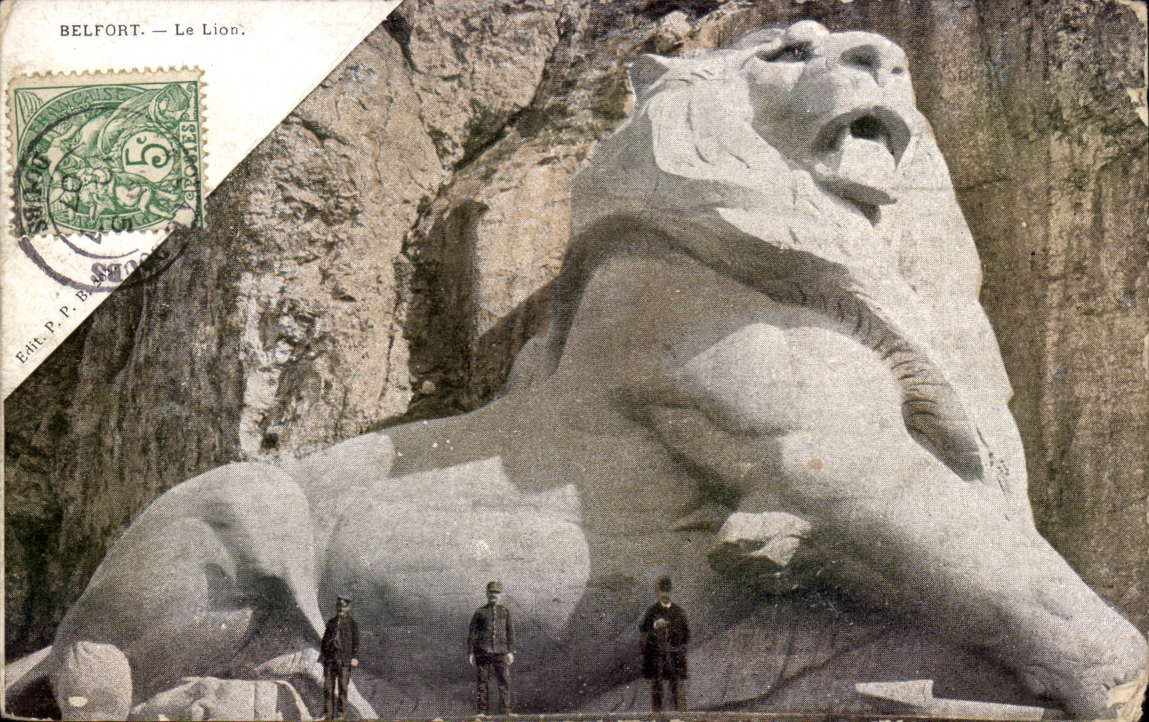Belfort — Le Lion. — Éditeur P.P. Belfort, n° de série non visible.
