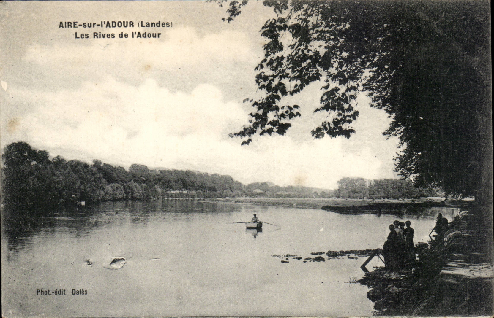 Aire sur L'Adour - Les Rives de l'Adour - CPA 