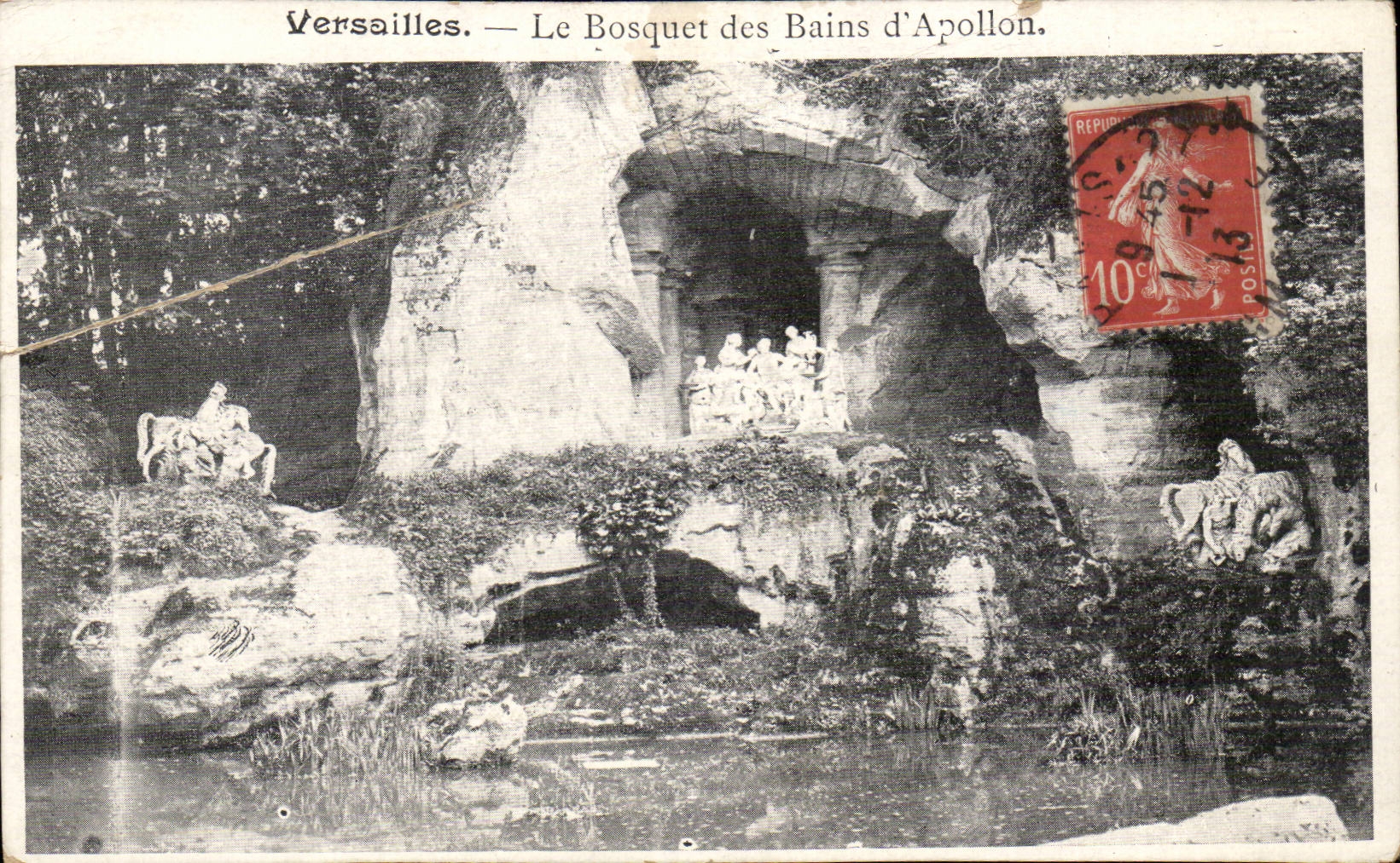 Versailles — Le Bosquet des Bains d'Apollon — Éditeur : POSO
