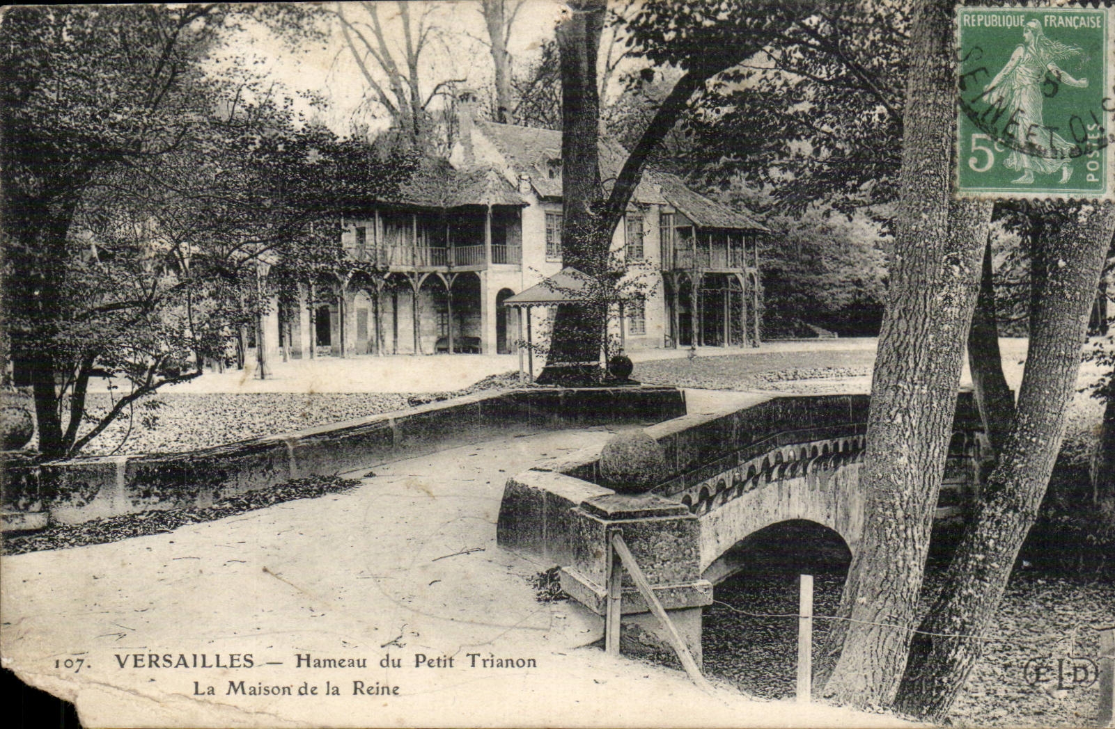 Versailles - Hameau du Petit Trianon - La Maison de la Reine - CPA 