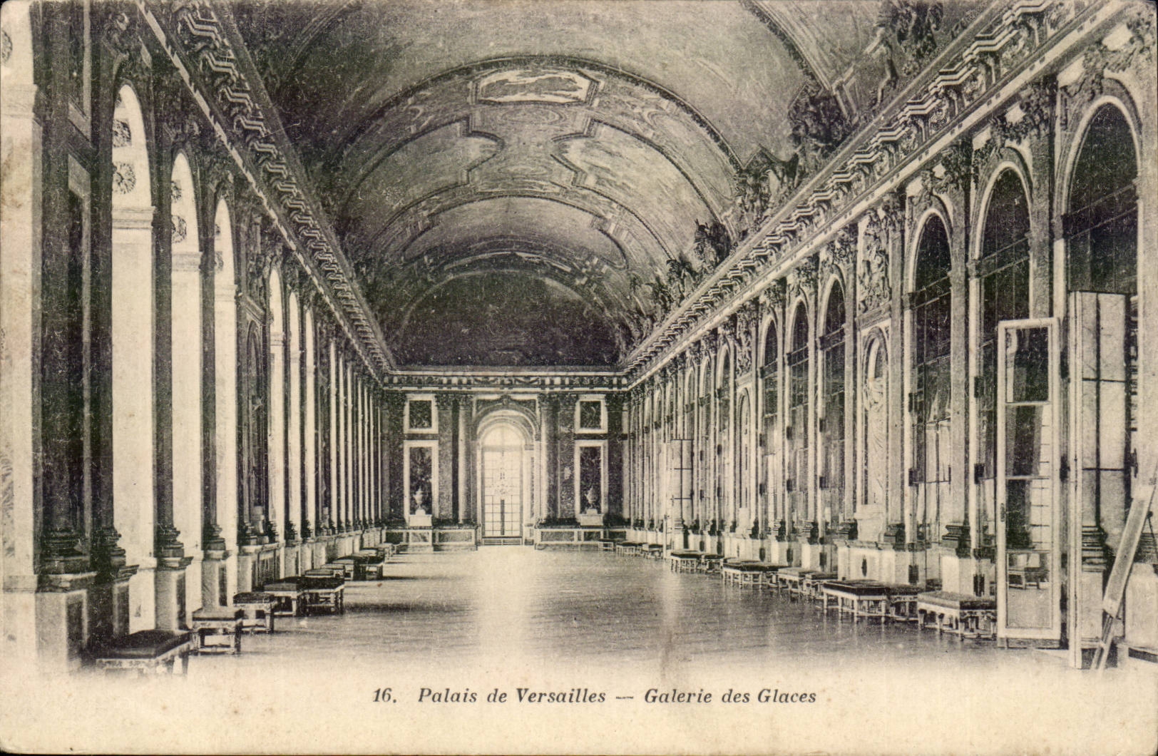 Versailles - Le Palais Galerie des Glaces CPA 