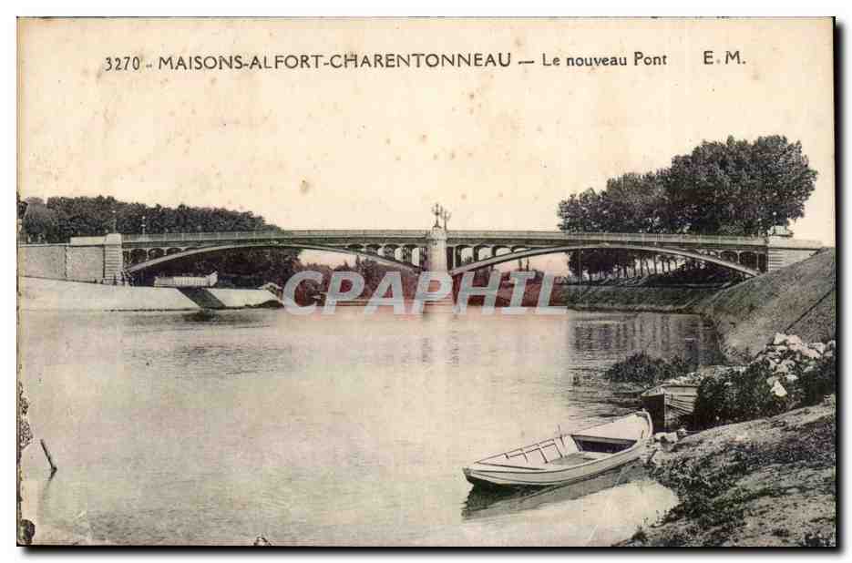 Maisons-Alfort Charentonneau - Le nouveau pont - bridge CPA 
