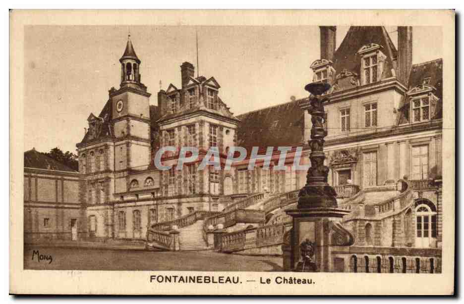 Fontainebleau — Le Château — Mong - Recto